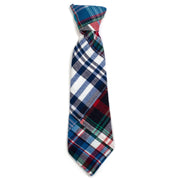 Blue Multi Patch Madras Neck Tie
