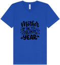 Load image into Gallery viewer, Mother of the Freakin Year Unisex V-Neck Shirt
