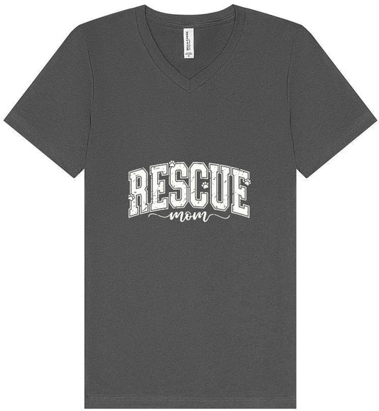 Rescue Mom Unisex V-Neck Shirt