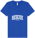 Load image into Gallery viewer, Rescue Mom Unisex V-Neck Shirt
