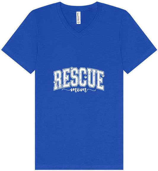 Rescue Mom Unisex V-Neck Shirt