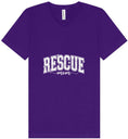 Load image into Gallery viewer, Rescue Mom Unisex V-Neck Shirt
