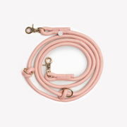 'Powder Rose' - Hands Free Braided Leash 