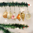 Load image into Gallery viewer, Sea Shell Christmas Ornament Set - Southlake Paws
