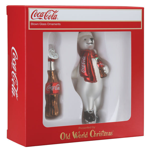 Coca-Cola® Polar Bear Ornament Set - Southlake Paws