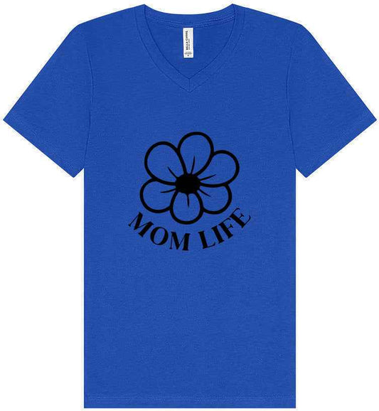 Mom Life Unisex V-Neck Shirt