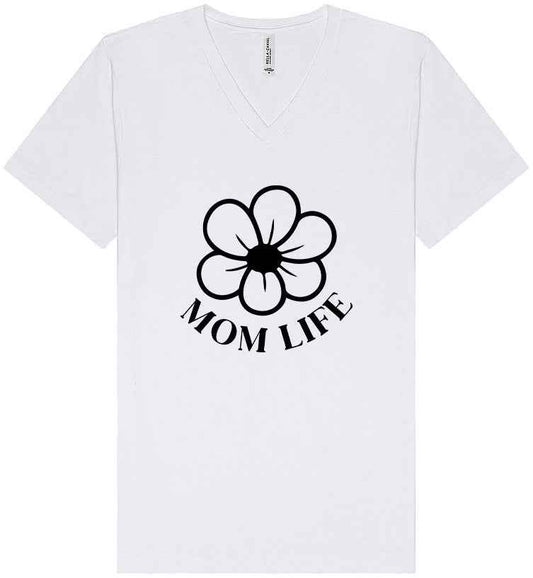 Mom Life Unisex V-Neck Shirt