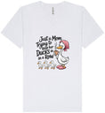Load image into Gallery viewer, Just a Mom Trying To Keep Her Ducks... Unisex V-Neck Shirt
