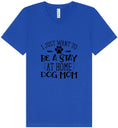 Load image into Gallery viewer, Wanna Be Stay at Home Dog Mom Unisex V-Neck Shirt
