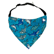 Shark Bandana | Shark Week | Nautical Bandana | Summer Bandana