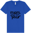 Load image into Gallery viewer, Mom of the Year Unisex V-Neck Shirt
