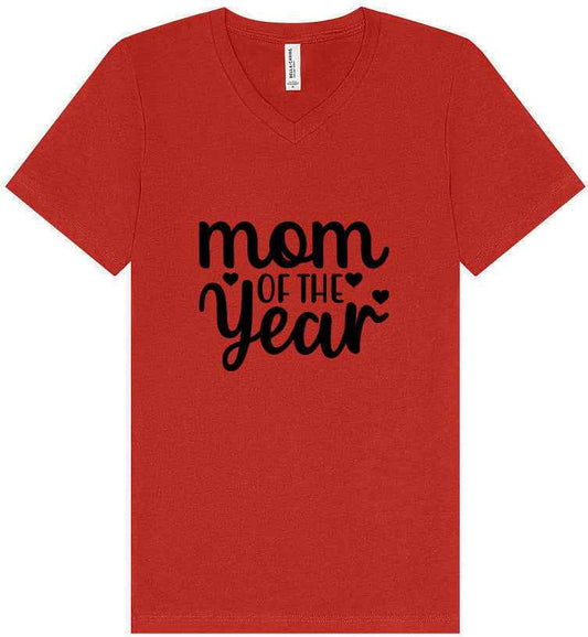 Mom of the Year Unisex V-Neck Shirt