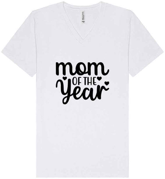 Mom of the Year Unisex V-Neck Shirt
