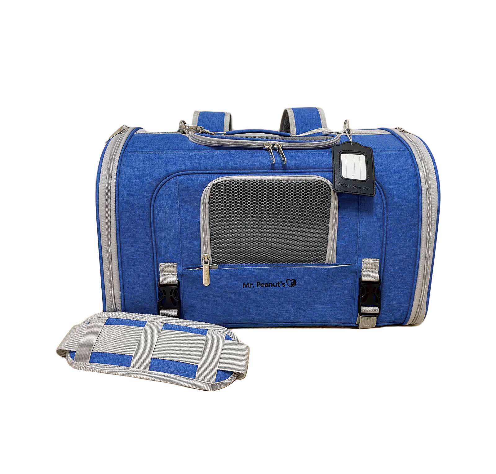 Mr. Peanut's Monterey Series Airline Compliant Horizontal Backpack Pet Carrier - Southlake Paws