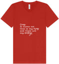 Load image into Gallery viewer, My Circus, My Monkeys Unisex V-Neck Shirt
