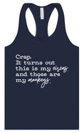 Load image into Gallery viewer, My Circus, My Monkeys Women's Racerback Tank
