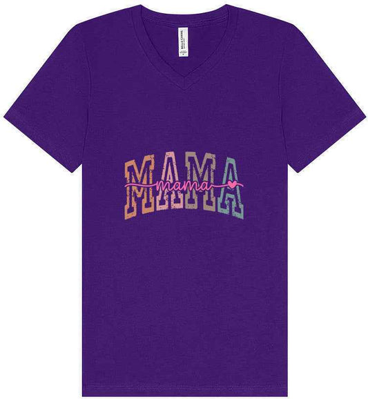 Retro Mama Unisex V-Neck Shirt