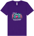 Load image into Gallery viewer, F Bomb Mom Unisex V-Neck Shirt
