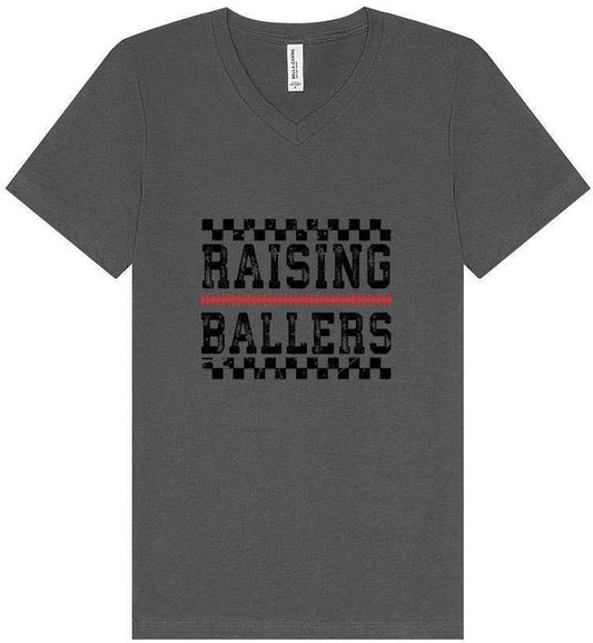Raising Ballers Unisex V-Neck Shirt