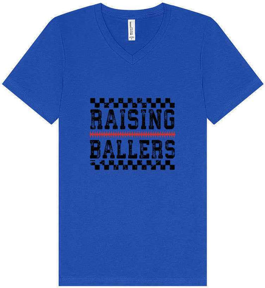 Raising Ballers Unisex V-Neck Shirt