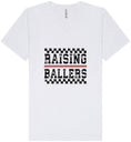 Load image into Gallery viewer, Raising Ballers Unisex V-Neck Shirt
