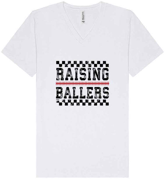 Raising Ballers Unisex V-Neck Shirt