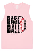 Load image into Gallery viewer, Baseball Mama Muscle Tank
