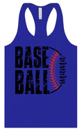 Load image into Gallery viewer, Baseball Mama Women's Racerback Tank
