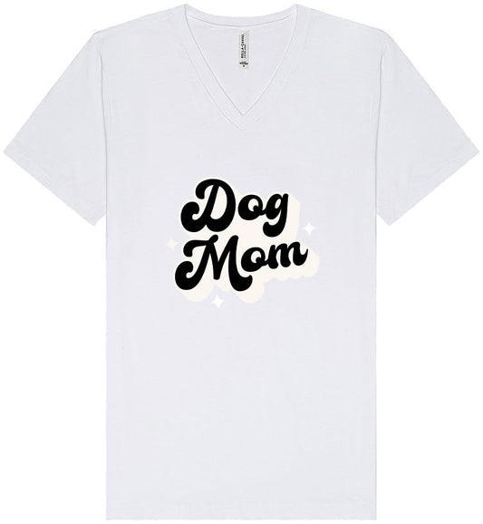 Dog Mom Unisex V-Neck Shirt