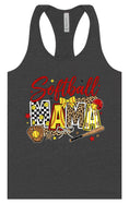 Load image into Gallery viewer, Softball Mama Women's Racerback Tank
