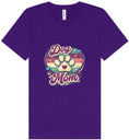 Load image into Gallery viewer, Retro Dog Mom Unisex V-Neck Shirt
