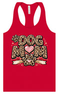 Load image into Gallery viewer, Leopard Print Dog Mom Women's Racerback Tank
