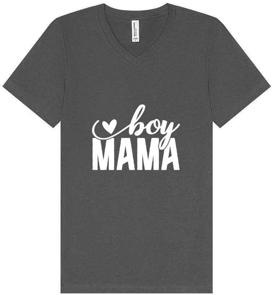 Boy Mama Unisex V-Neck Shirt