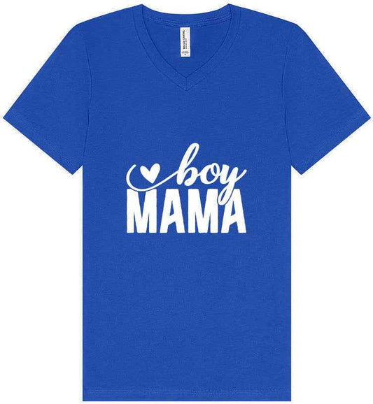 Boy Mama Unisex V-Neck Shirt