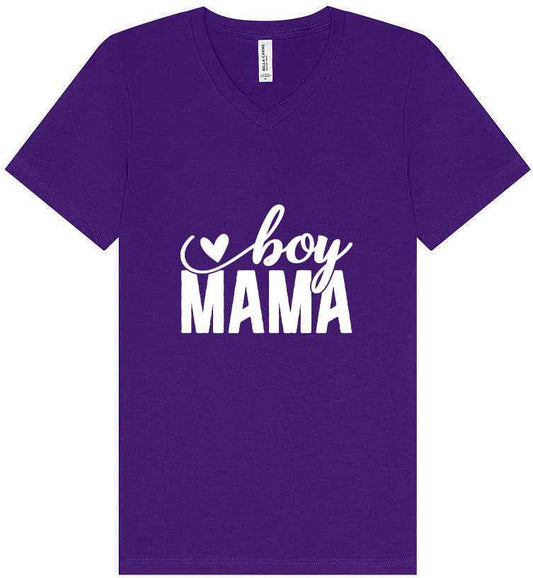 Boy Mama Unisex V-Neck Shirt
