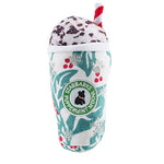 Starbarks Puppermint Mocha-Holly Print Cup Dog Toy