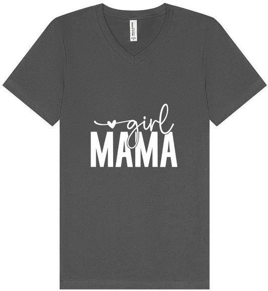 Girl Mama Unisex V-Neck Shirt