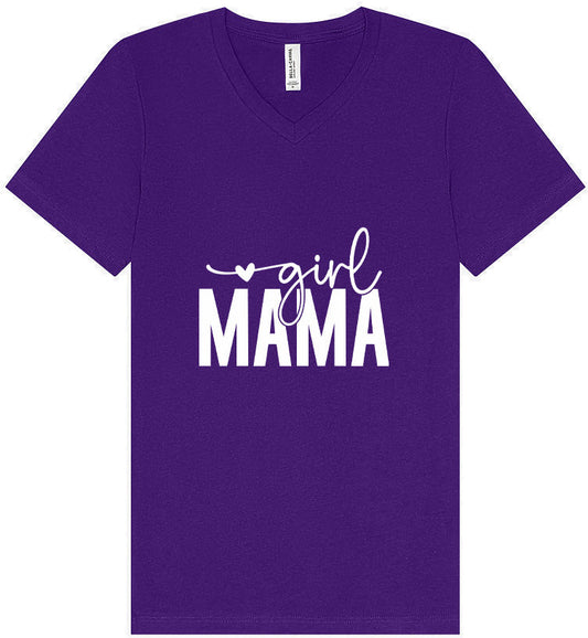 Girl Mama Unisex V-Neck Shirt