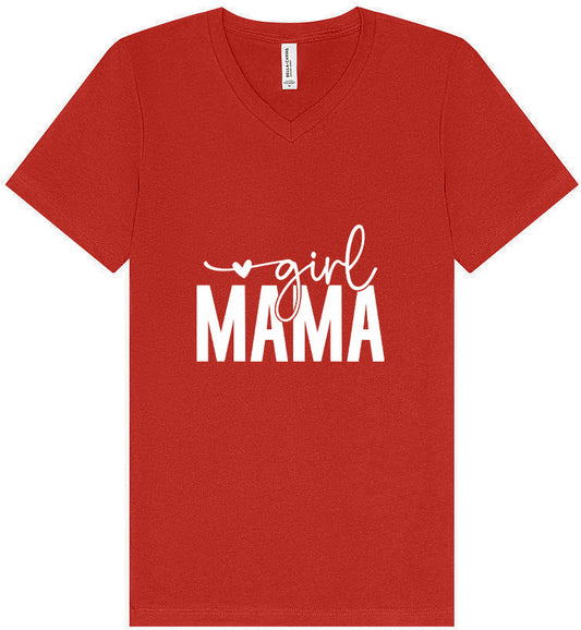 Girl Mama Unisex V-Neck Shirt