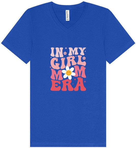 Girl Mom Era Unisex V-Neck Shirt