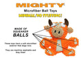 Load image into Gallery viewer, mighty® Microfiber Ball - Orange Bull
