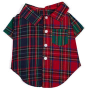 Colorblock Tartan Shirt