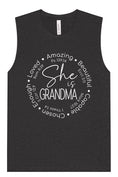 Load image into Gallery viewer, Biblical Grandma Muscle Tank
