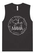 Load image into Gallery viewer, Biblical Mama Muscle Tank
