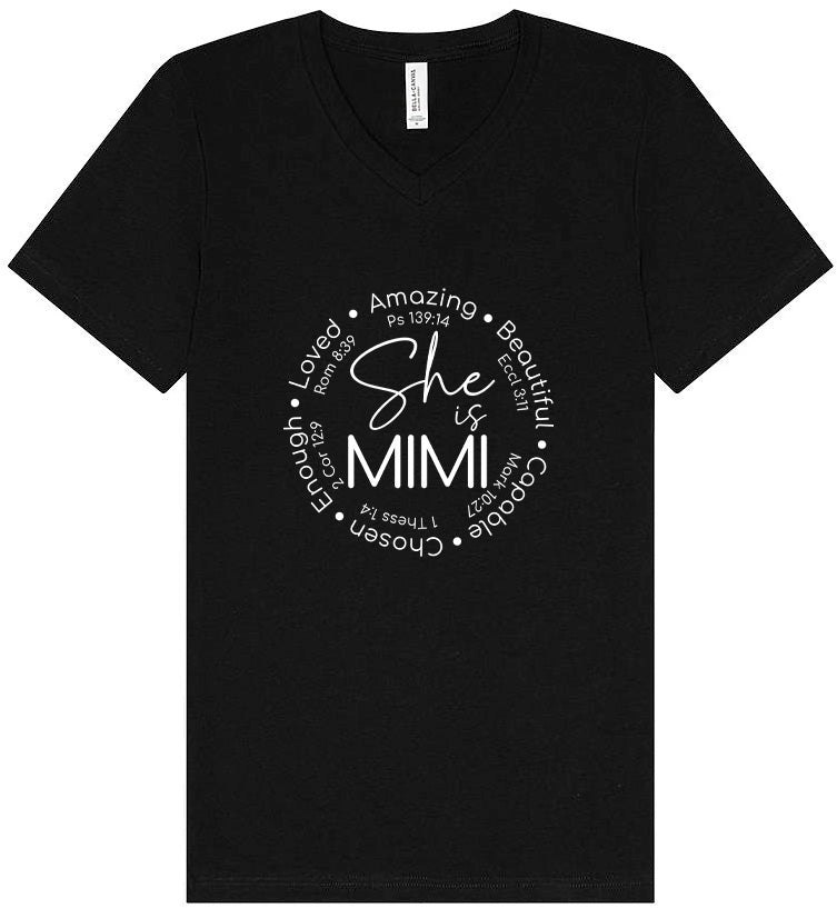 Biblical Mimi Unisex V-Neck Shirt
