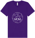 Load image into Gallery viewer, Biblical Mom Unisex V-Neck Shirt
