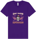 Load image into Gallery viewer, Shitshow Supervisor Unisex V-Neck Shirt
