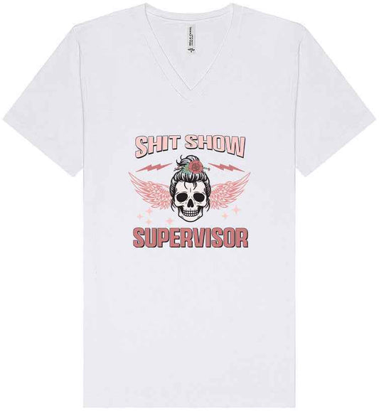 Shitshow Supervisor Unisex V-Neck Shirt