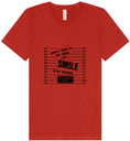 Load image into Gallery viewer, Smile in my Mugshot Unisex V-Neck Shirt
