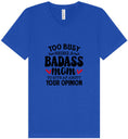 Load image into Gallery viewer, Too Busy Badass Mom Unisex V-Neck Shirt
